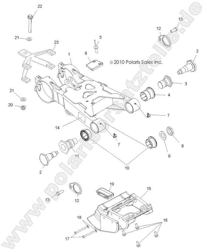 SUSPENSION, SWING ARM SUSPENSION, SWING ARM