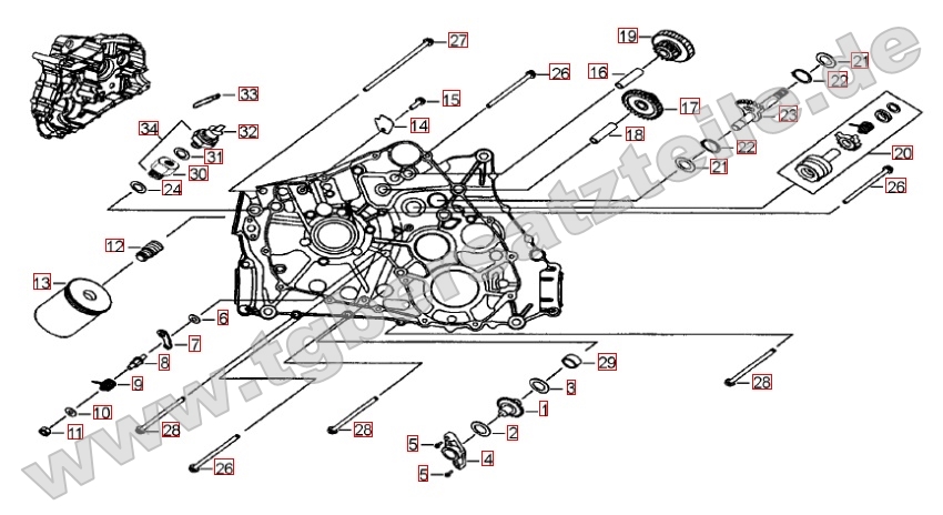 Motorgehäuse links (1)