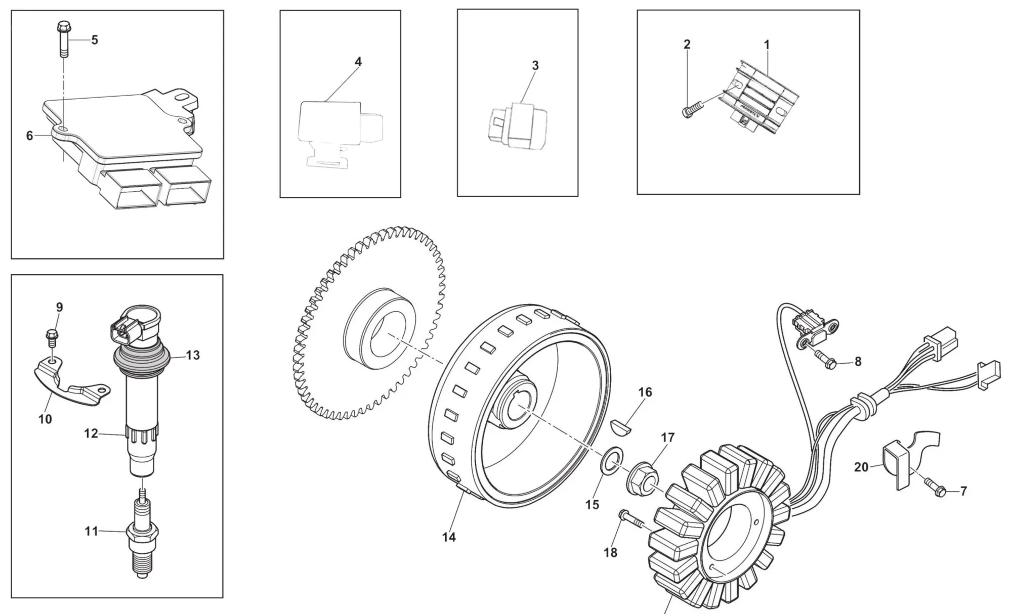Lichtmaschine / Zündung Lichtmaschine / Zündung
