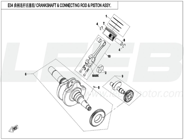 Kurbelwelle - Kolben
