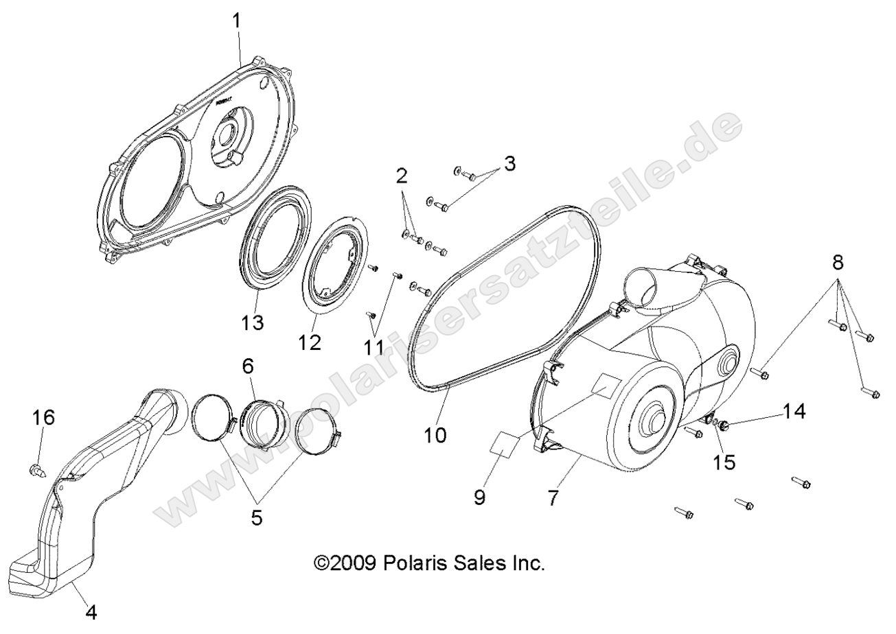 Drive Train, Clutch Cover