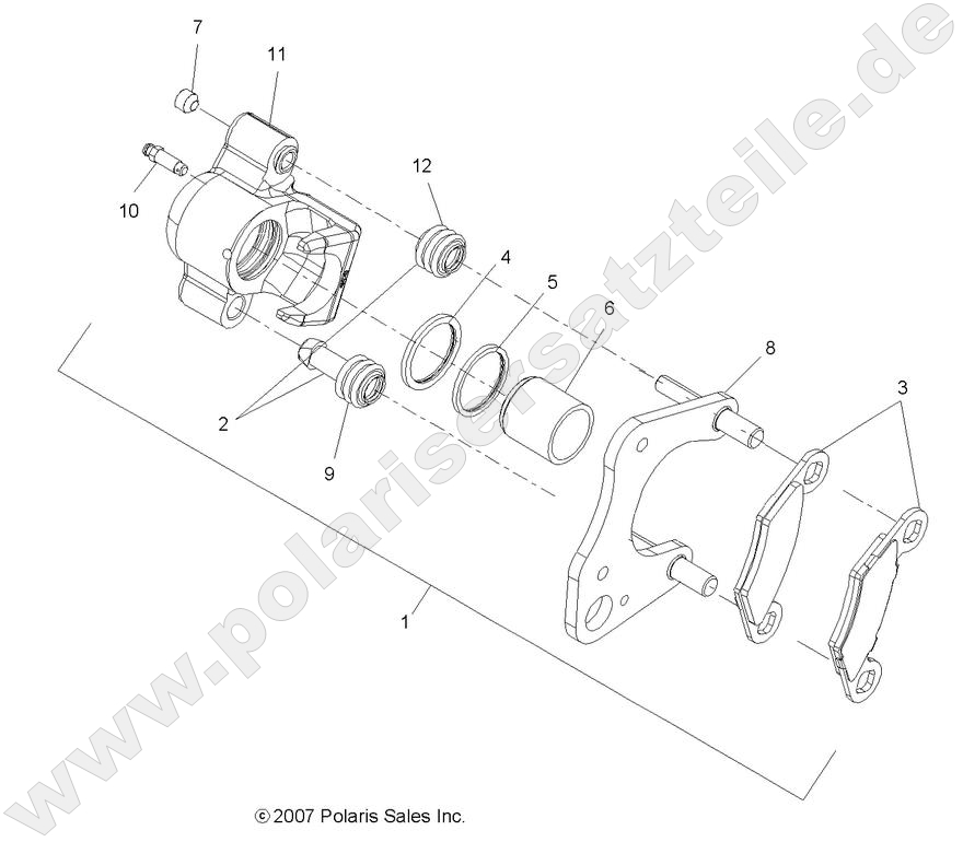 BRAKES, FRONT CALIPER - A12CF76AA BRAKES, FRONT CALIPER - A12CF76AA