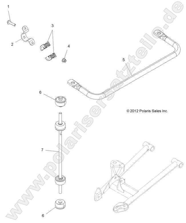 SUSPENSION, STABILIZER BAR SUSPENSION, STABILIZER BAR