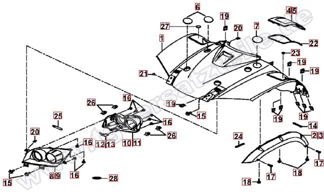 Frontverkleidung Frontverkleidung