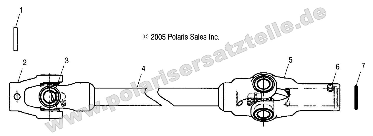 Drive Train, Front Prop Shaft
