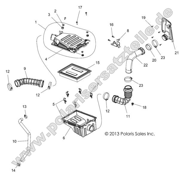 Engine, Air Intake System Engine, Air Intake System
