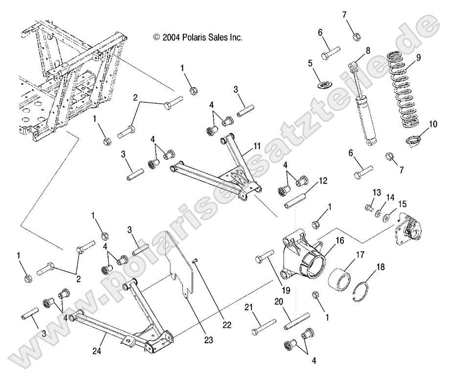 REAR SUSPENSION 2X4 4X4 REAR SUSPENSION 2X4 4X4