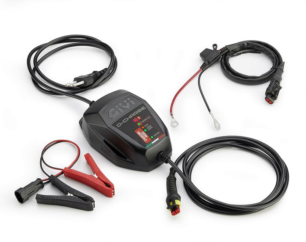 Givi_S510_Batterieladegeraet_12V_1A_fuer_Blei_Saeure___Lithium_Batterie Givi S510 Batterieladegerät 12V 1A für Blei-Säure + Lithium Batterie