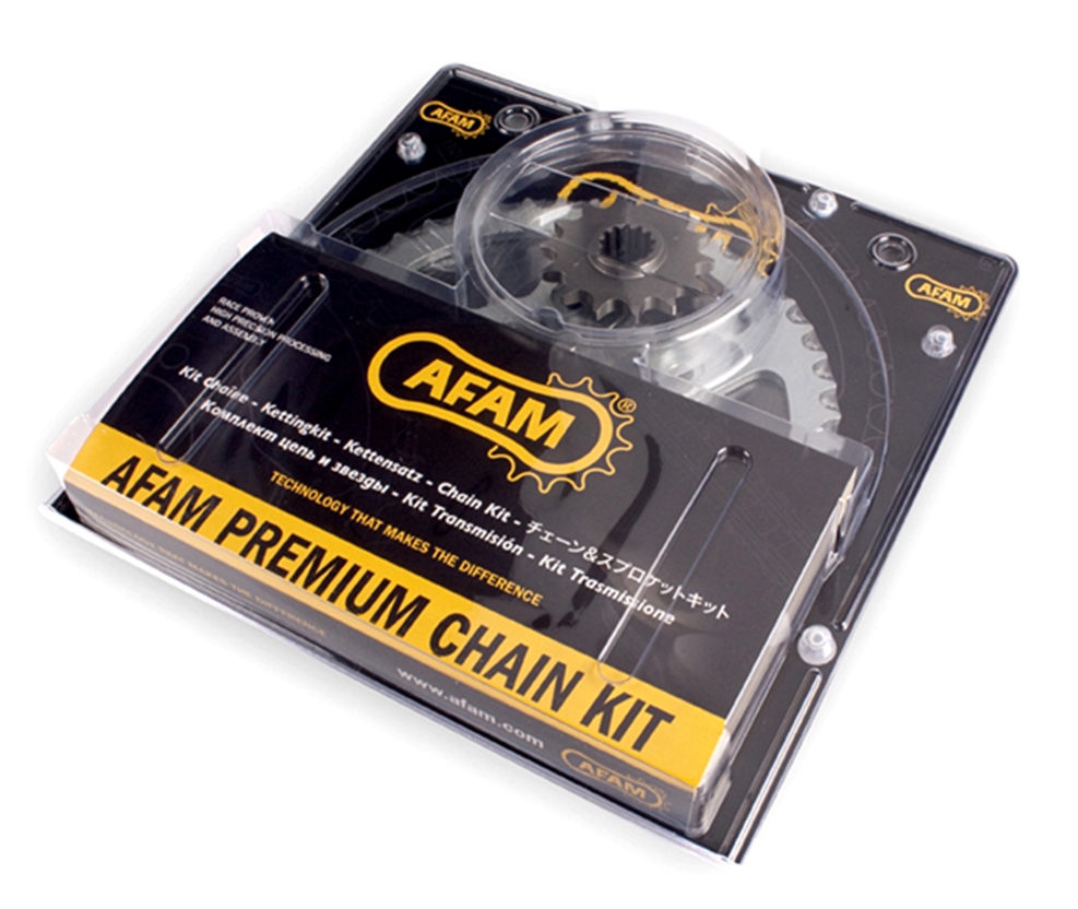 afam_motorrad_kettensatz_silber AFAM Kettensatz Stahl 525 XRR 16x45 - Honda XRV 750 Africa Twin 1993-00