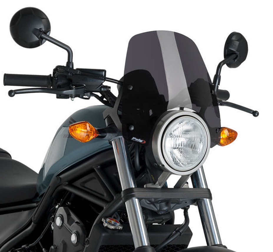 Puig New Generation Sport Windschild stark getönt - Honda CMX 300 / CMX 500 Rebel 2017-