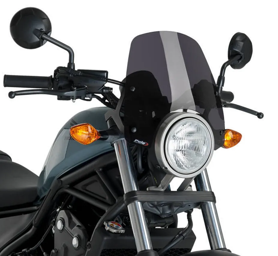 Puig New Generation Sport Windschild stark getönt - Honda CMX 300 / CMX 500 Rebel 2017-