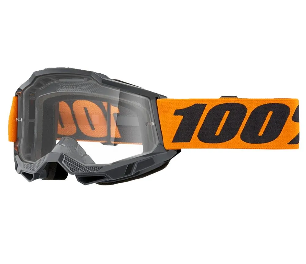 100__Crossbrille_Accuri_2___Orange_orange_grau___klares_Glas__50013_00041 100% Crossbrille Accuri 2 - Orange orange-grau - klares Glas