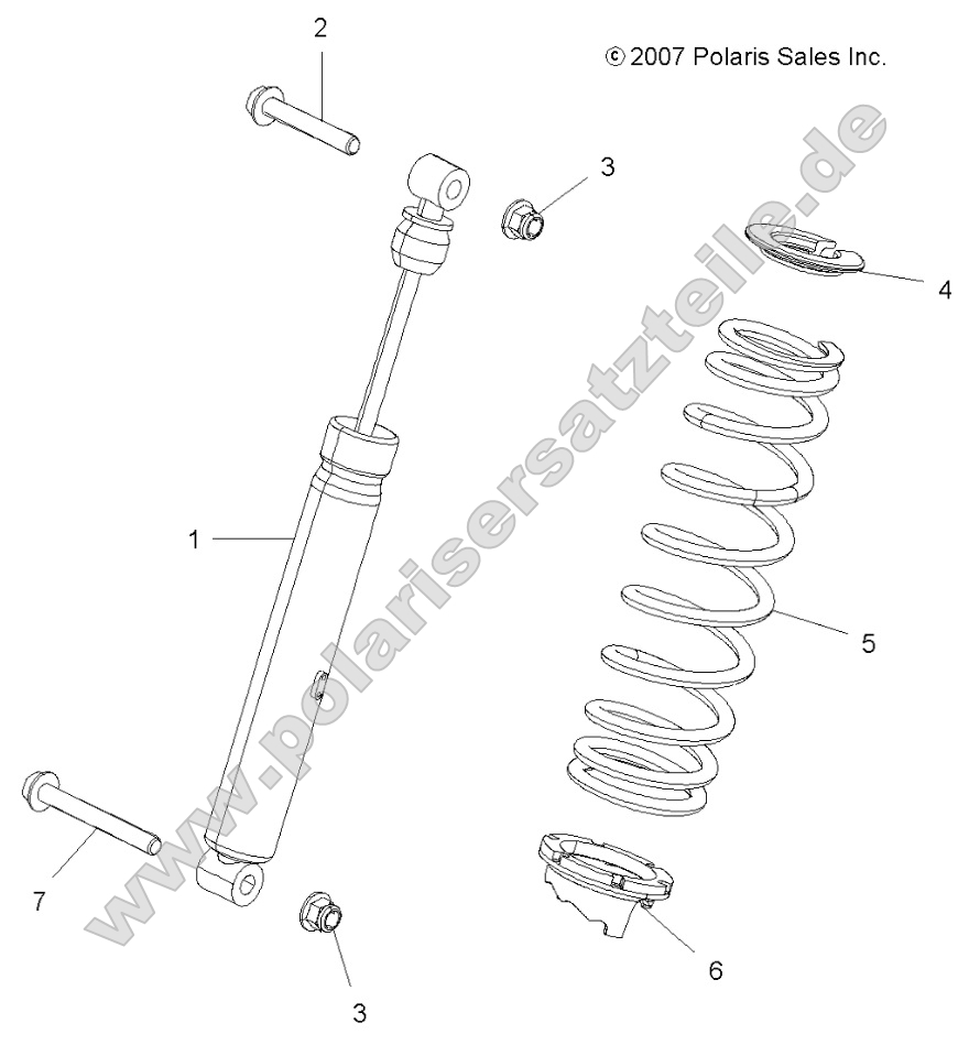 Suspension, Shock, Rear Suspension, Shock, Rear