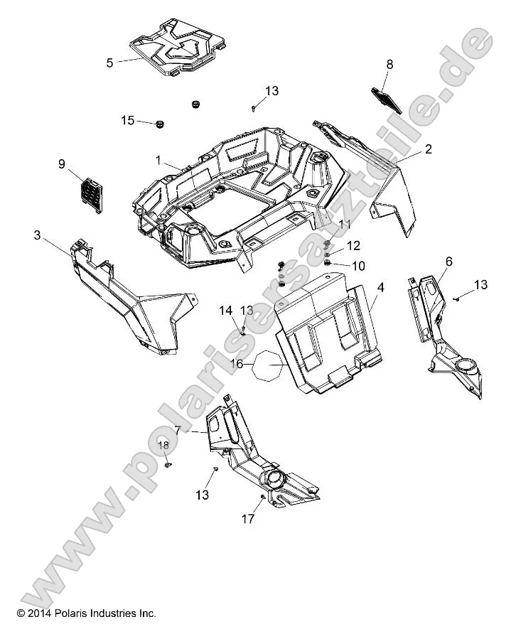 Body, Rear Rack and Fenders Body, Rear Rack and Fenders