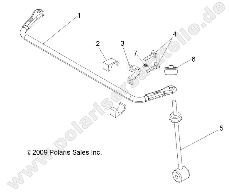 SUSPENSION, REAR STABILIZER BAR