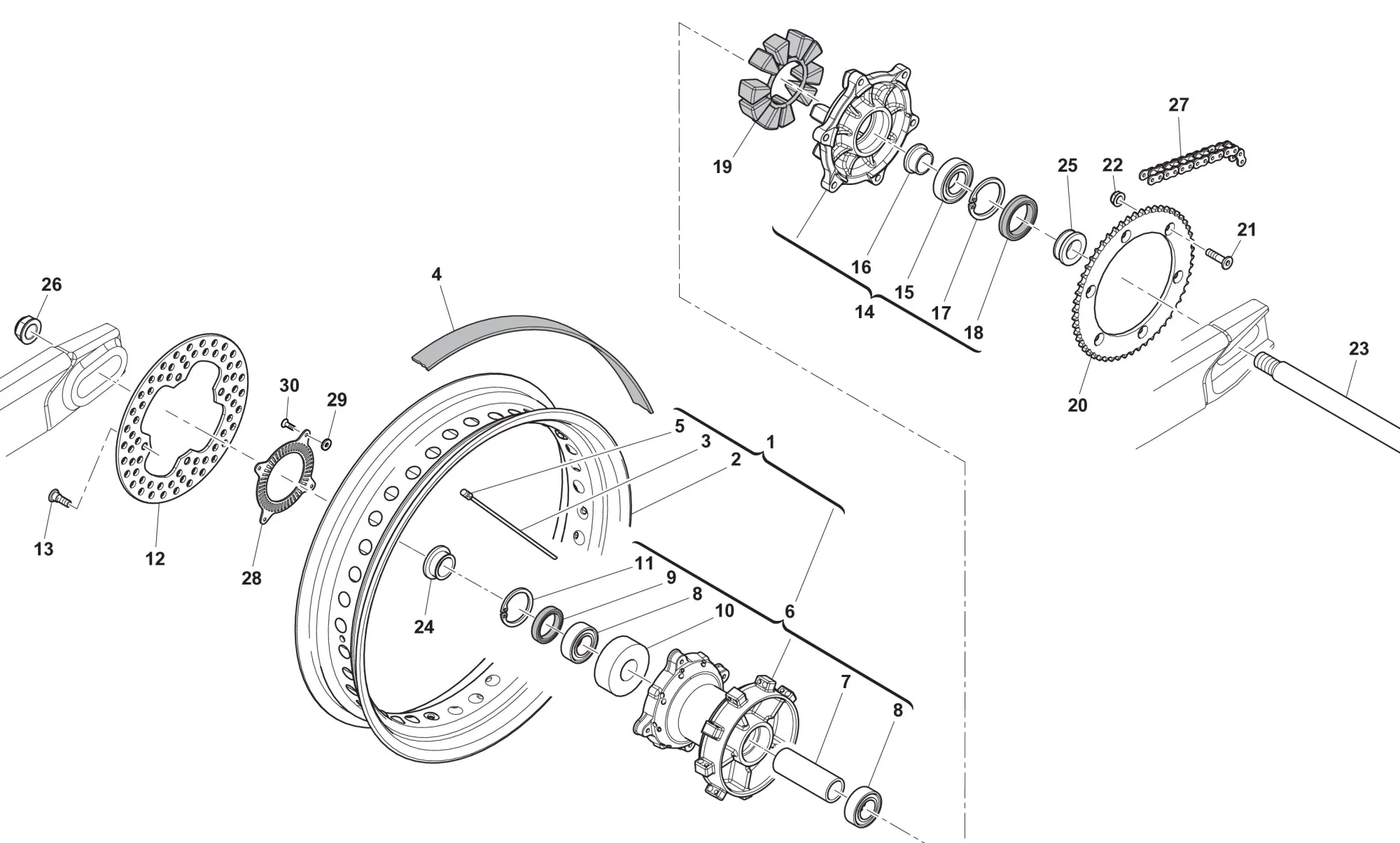 Hinterrad Superdual T