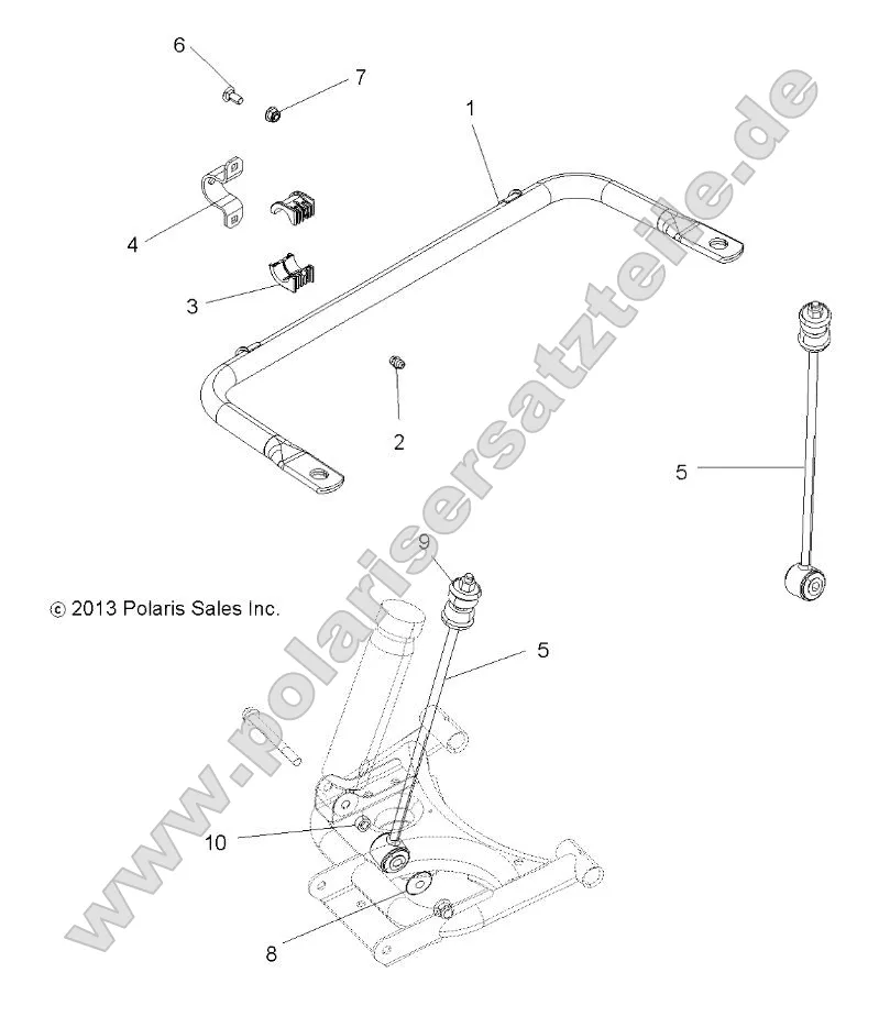 Suspension, Stabilizer Bar, Rear Suspension, Stabilizer Bar, Rear
