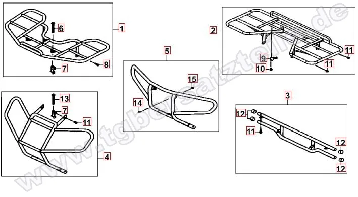 Gepäckträger vo. und hi.