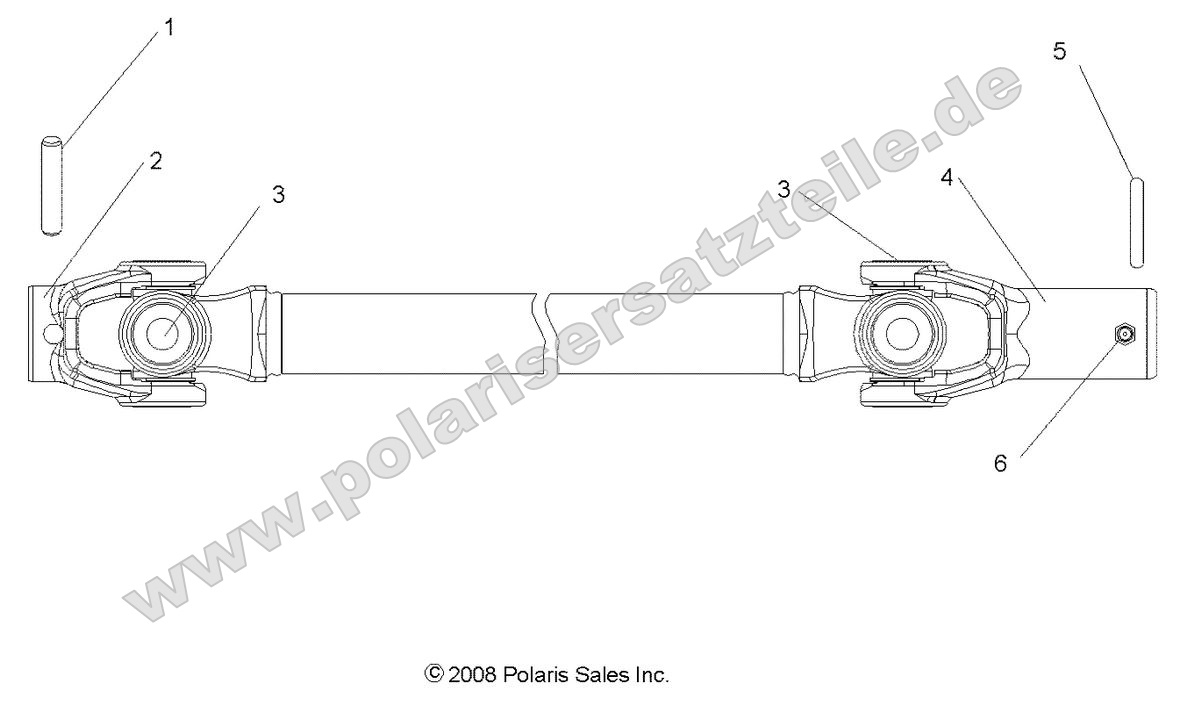 Drive Train, Front Prop Shaft