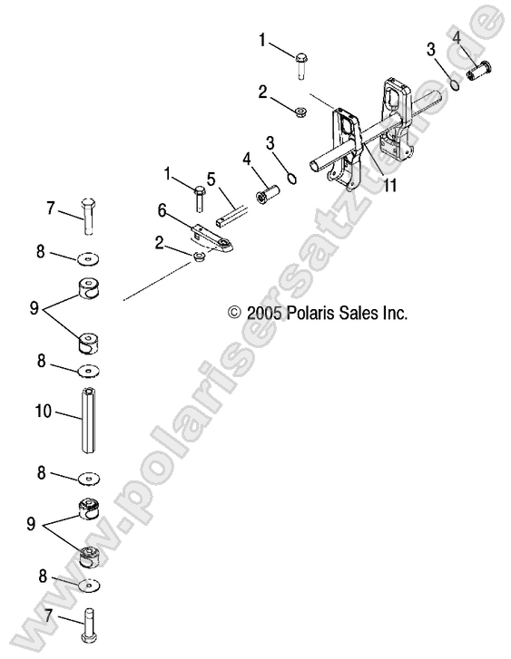 SUSPENSION, TORSION BAR SUSPENSION, TORSION BAR