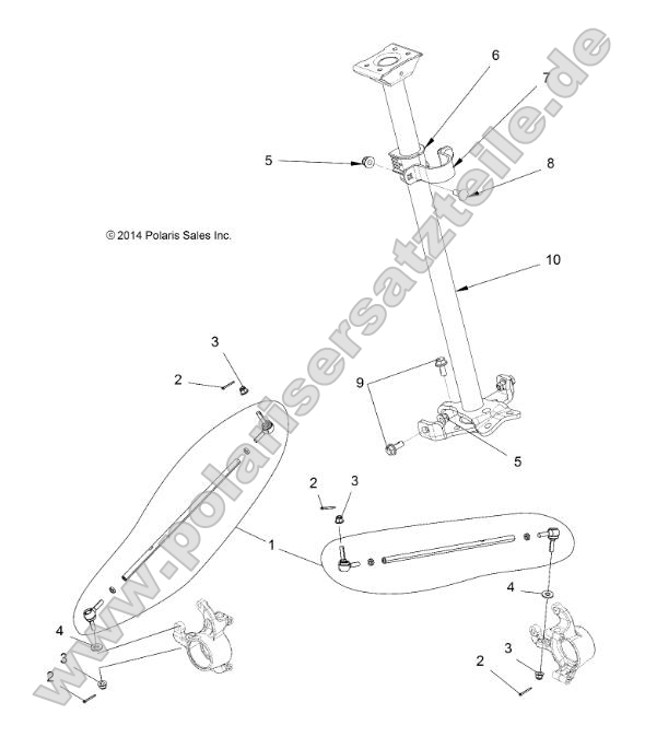 Steering, Steering Post Asm. Steering, Steering Post Asm.