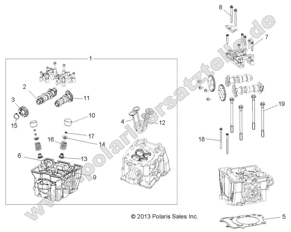 Engine, Cylinder Head, Cams and Valves