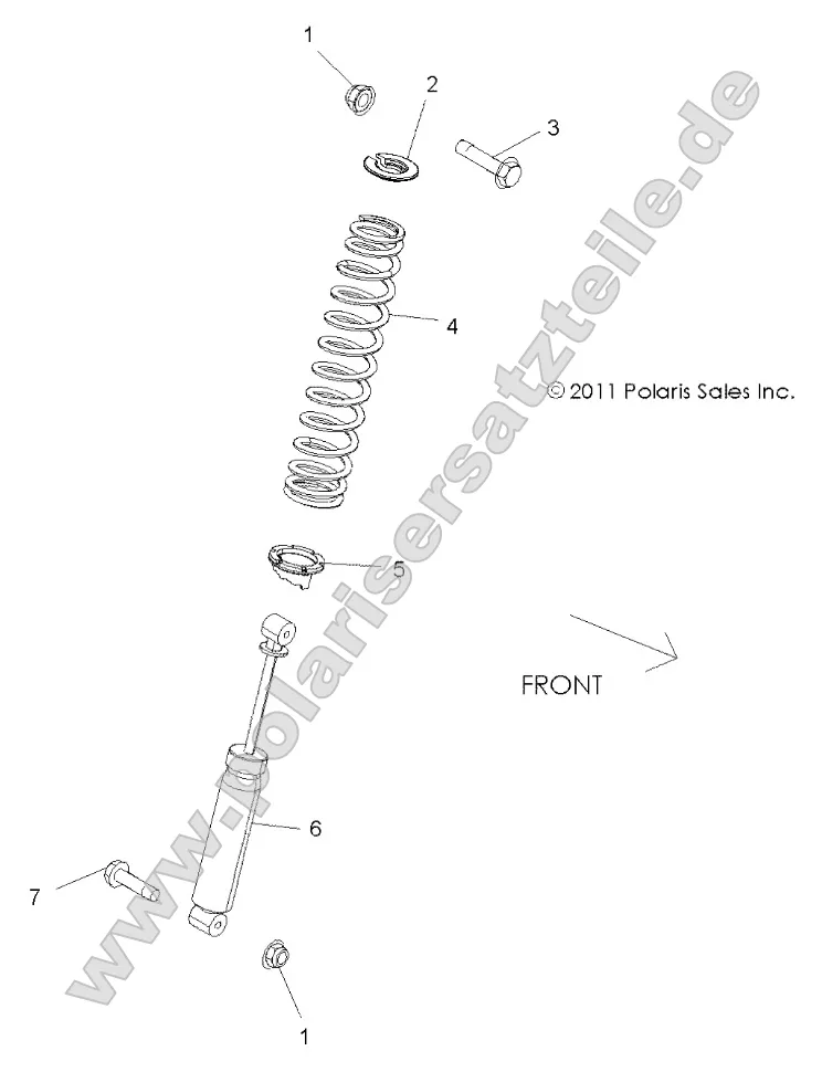 Suspension, Rear Shock Mounting Suspension, Rear Shock Mounting