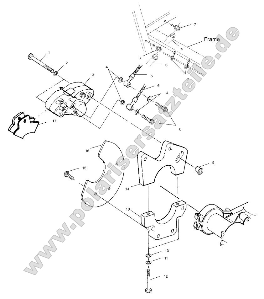 Rear Caliper Mounting