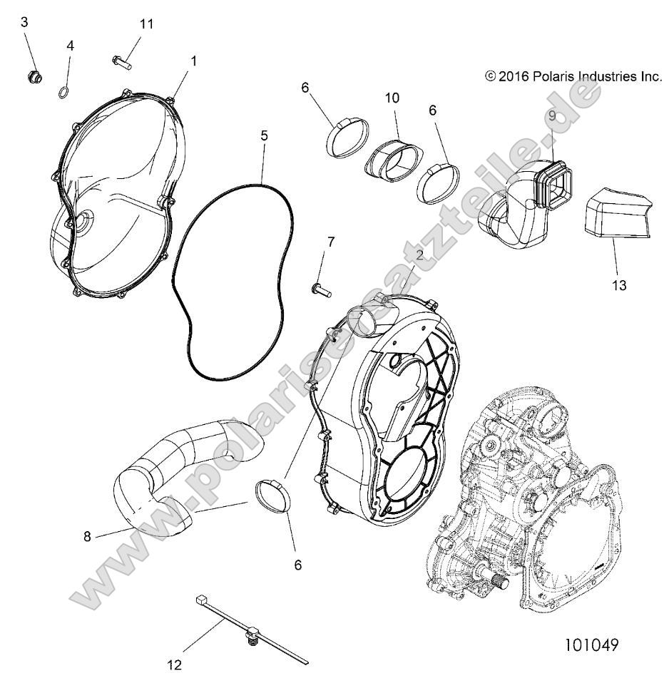 Body, Clutch Cover Body, Clutch Cover