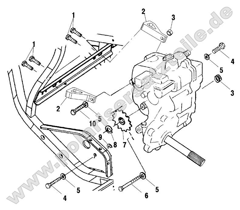 Gearcase Mounting Gearcase Mounting
