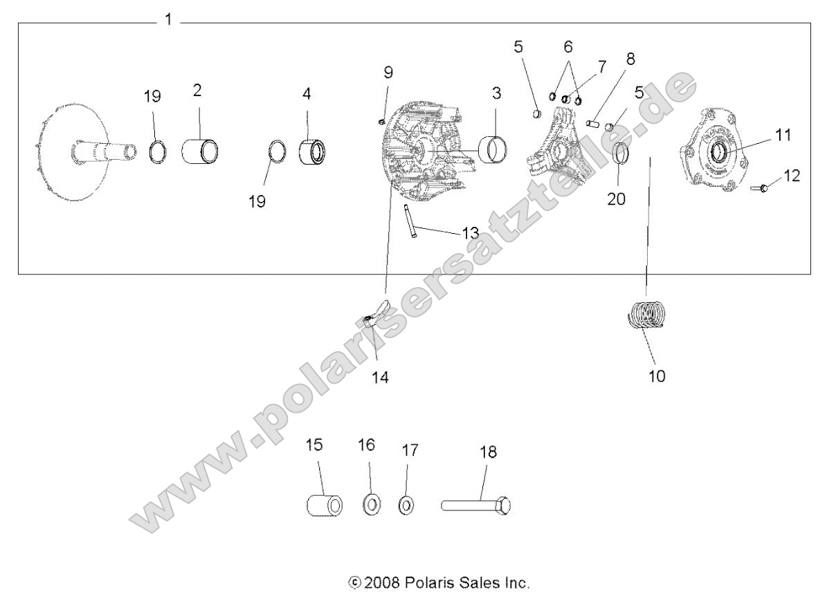 Drive Train, Primary Clutch