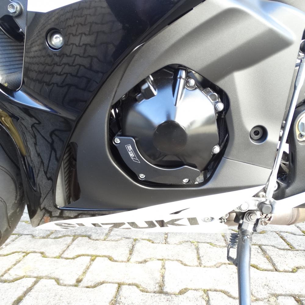 Racing CNC Motordeckelschutz Set schwarz Suzuki GSX-R 1000 2009-16