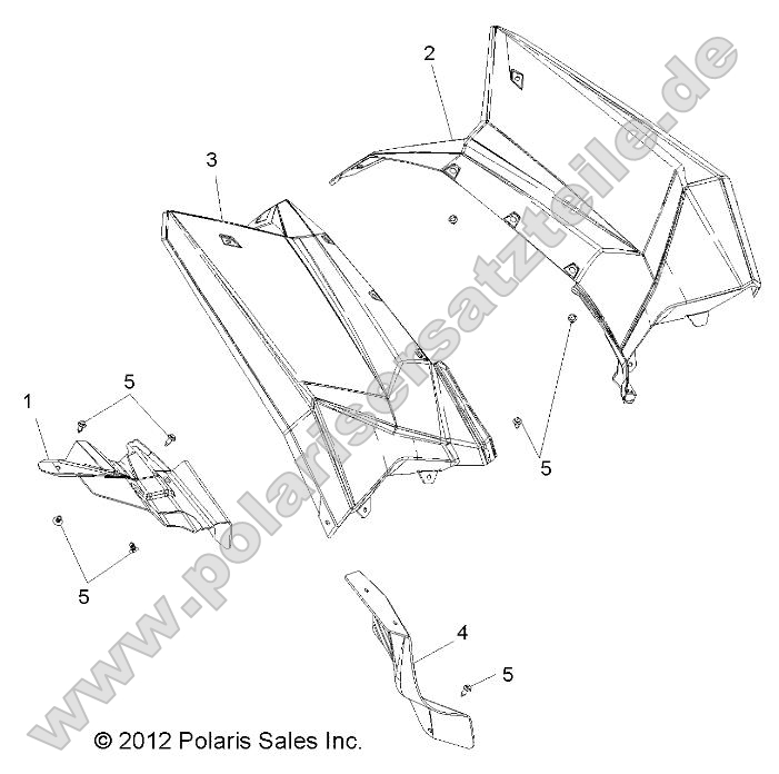 Body, Rear Cab Body, Rear Cab