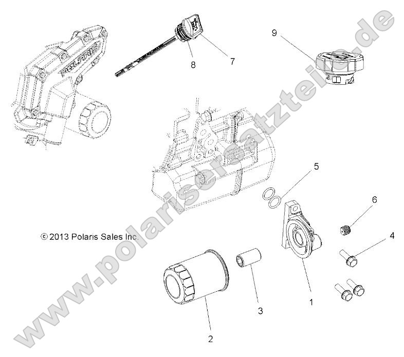 Engine, Oil Filter and Dipstick Engine, Oil Filter and Dipstick