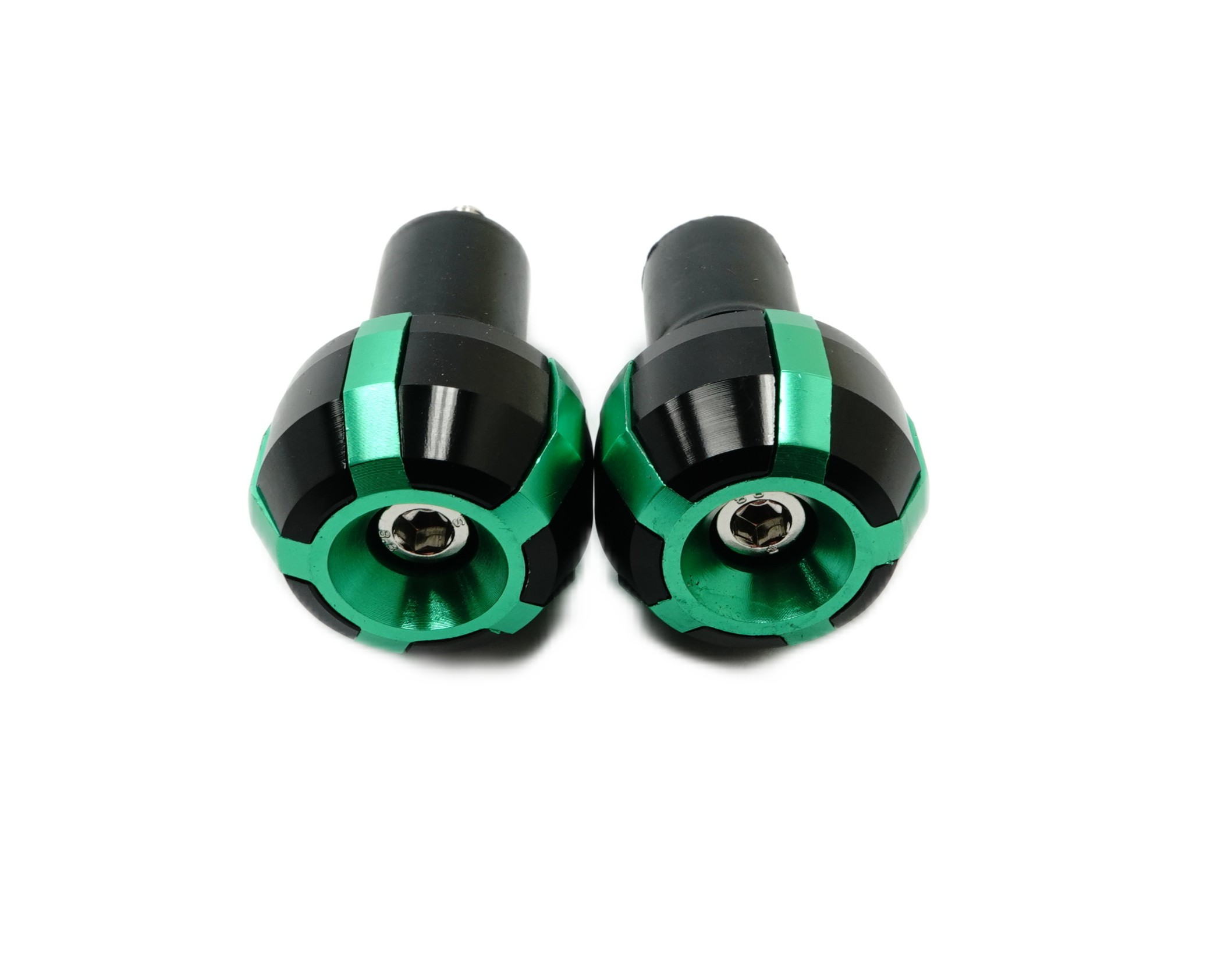 TMP_Lenkergewichte_Stealth_Aluminium_22mm___gruen_1 TMP Lenkergewichte Stealth Aluminium 7/8" / 22mm - grün