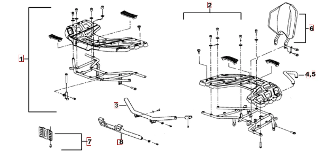Gepäcksträger plastik Gepäcksträger plastik