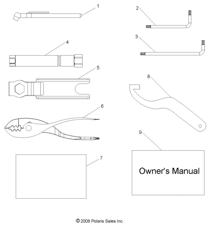 References, Tool Kit and Owners Manuals