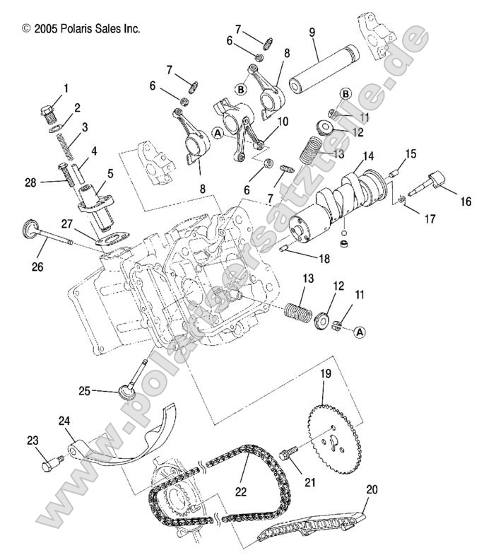 Engine, Camshaft and Valves
