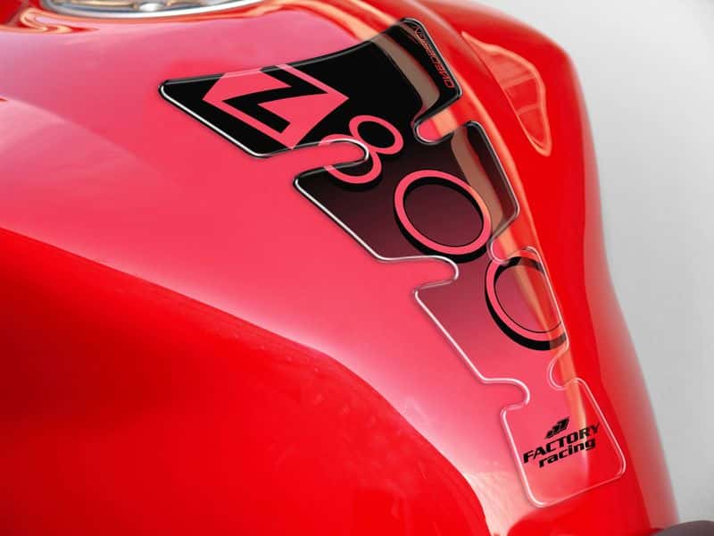 PUIG TANK PAD SPIRIT Z800 SCHWARZ-KLAR - 7484N