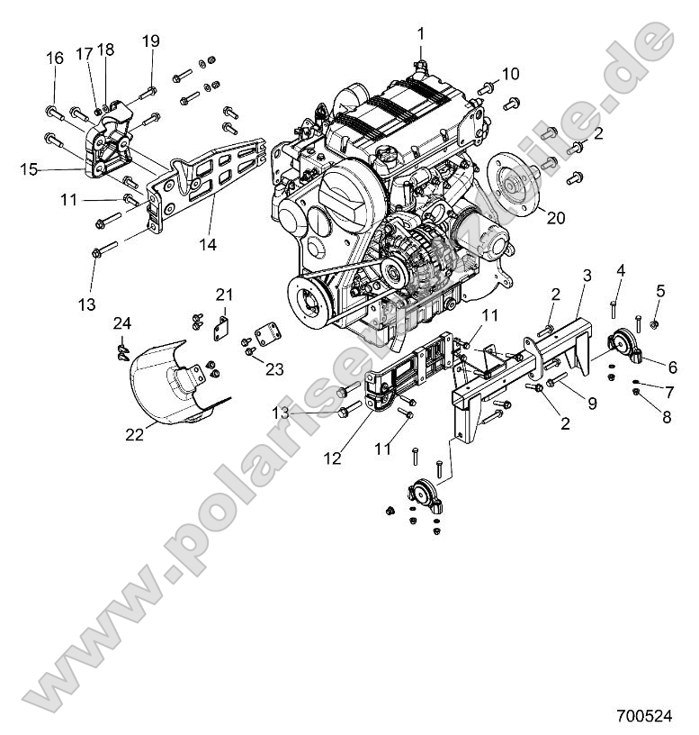 Engine, Mounting Engine, Mounting