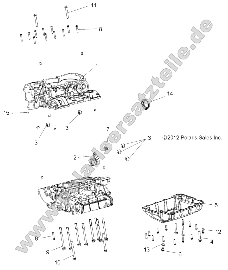 Engine, Crankcase Engine, Crankcase