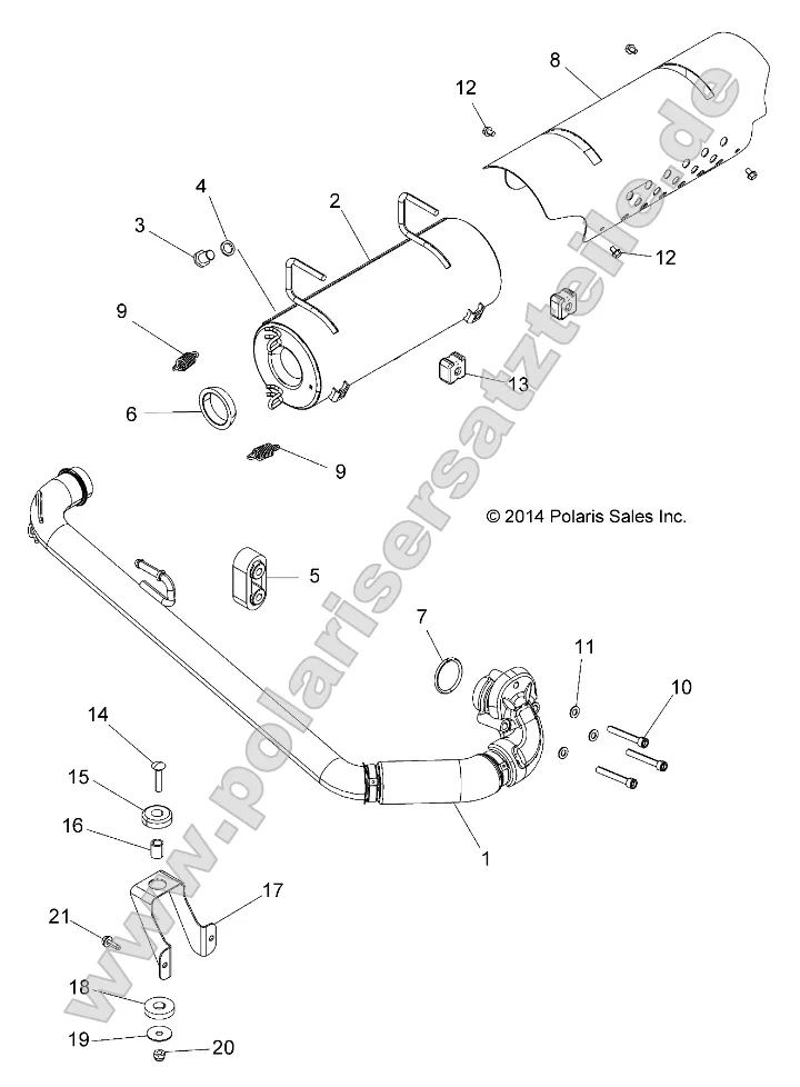 Engine, Exhaust System Engine, Exhaust System