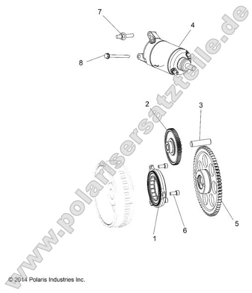 Engine, Starter Drive