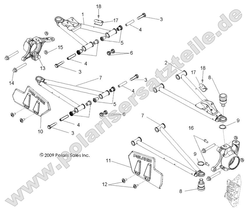Suspension, Front Control Arms