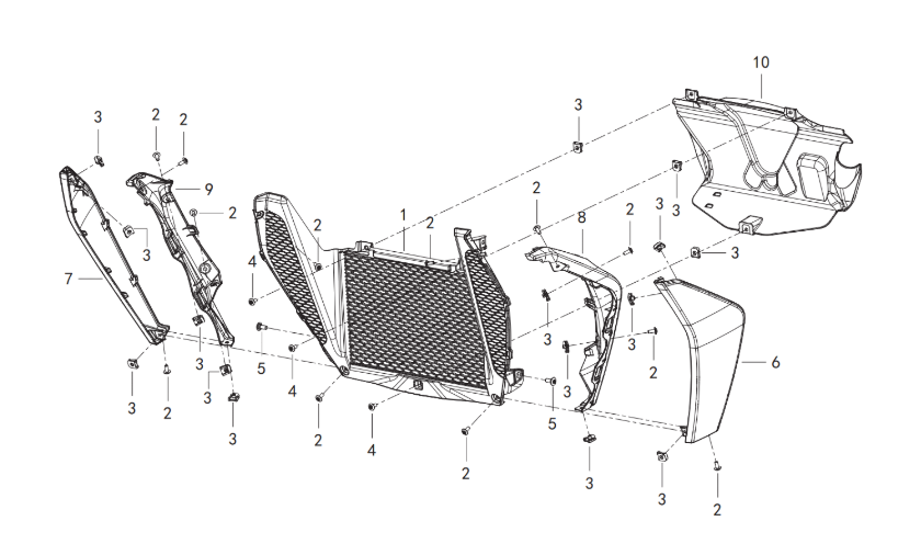 Kühlerverkleidung Kühlerverkleidung