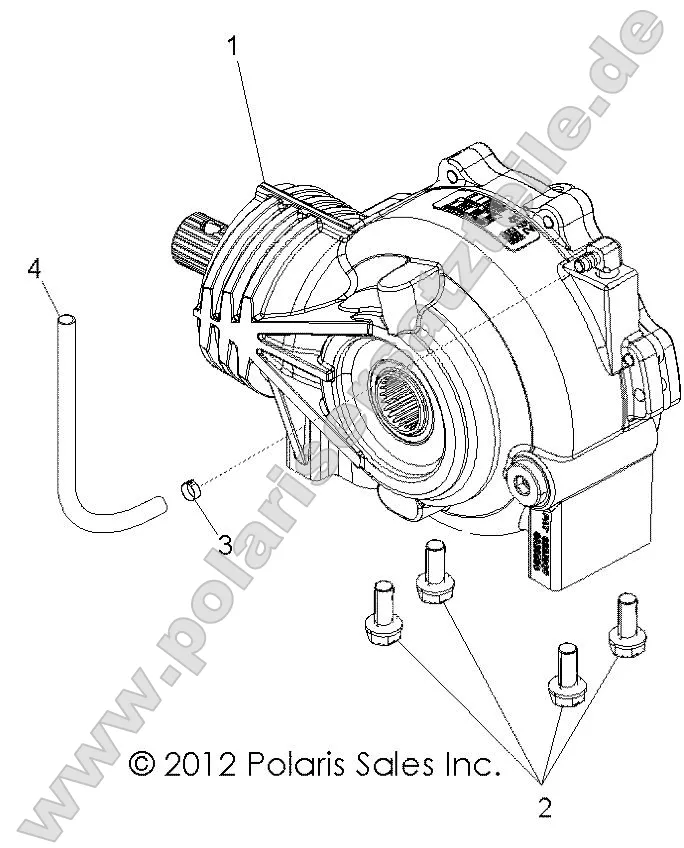 Drive Train, Front Gearcase Drive Train, Front Gearcase
