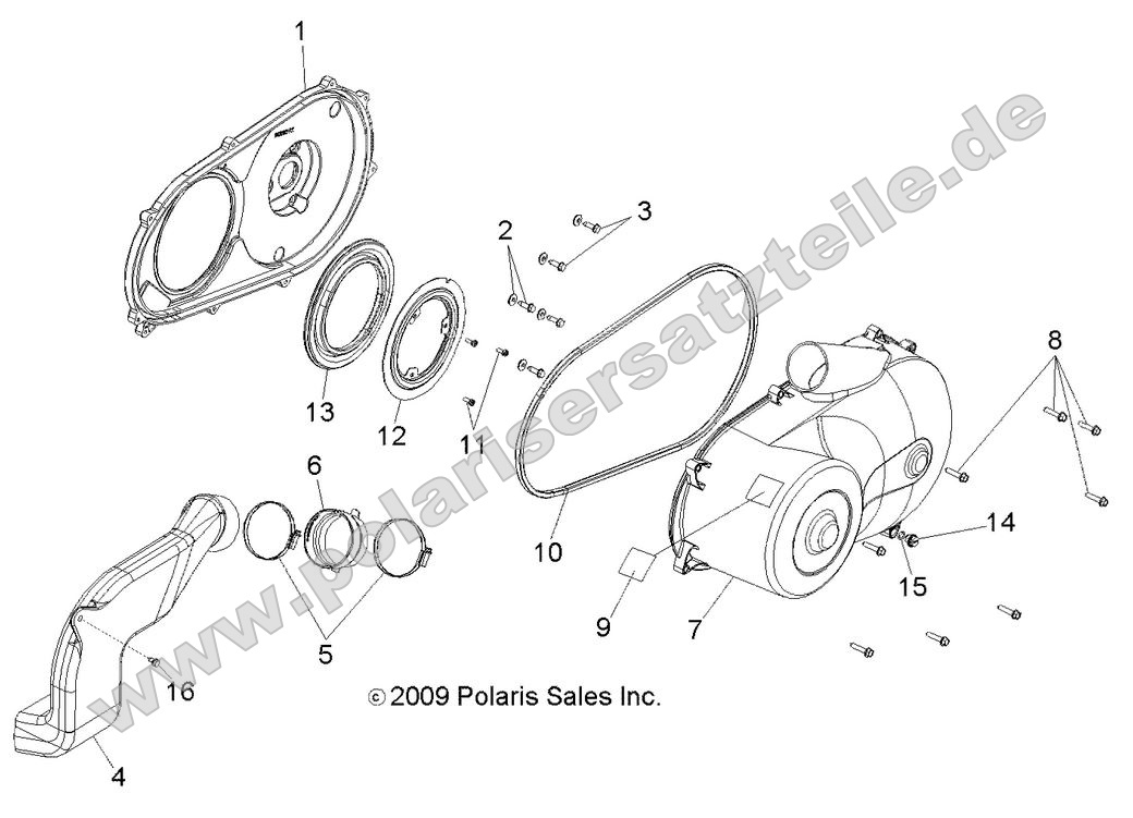 Drive Train, Clutch Cover