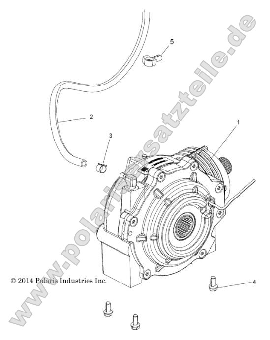 Drive Train, Front Gearcase Drive Train, Front Gearcase