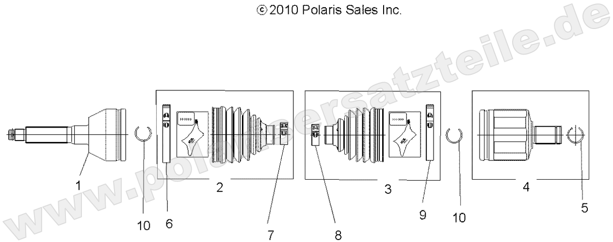 DRIVE TRAIN, FRONT DRIVE SHAFT DRIVE TRAIN, FRONT DRIVE SHAFT