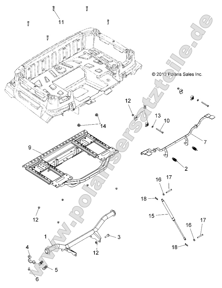 Body, Rear Box Frame and Pivot Body, Rear Box Frame and Pivot